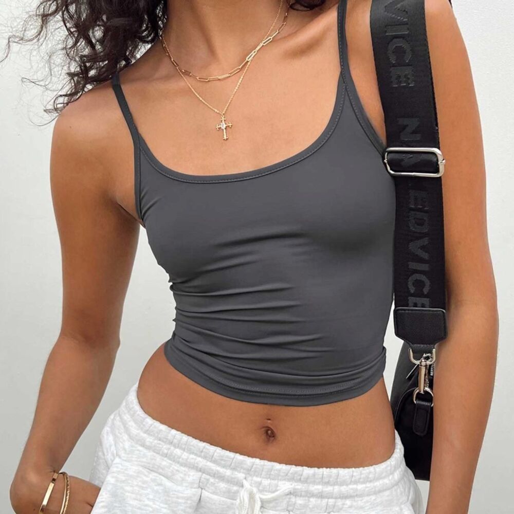 Princess Polly Brando Cami Top in Slate Grey